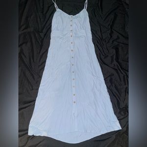 Blue midi dress